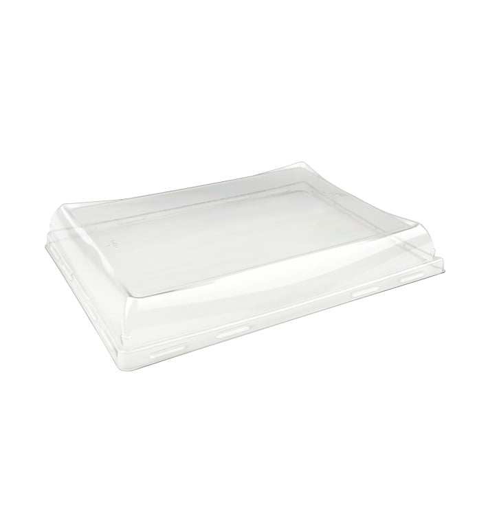 Tampa de Plástico PET para Bandeja 220x160mm (50 Uds)