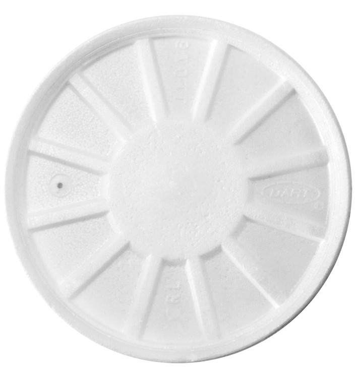 Tampa Isopor Ventilação Branco Ø11cm (50 uds)