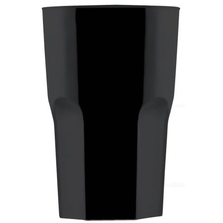 Copo Plastico Preto SAN Ø85mm 400ml (75 Uds)