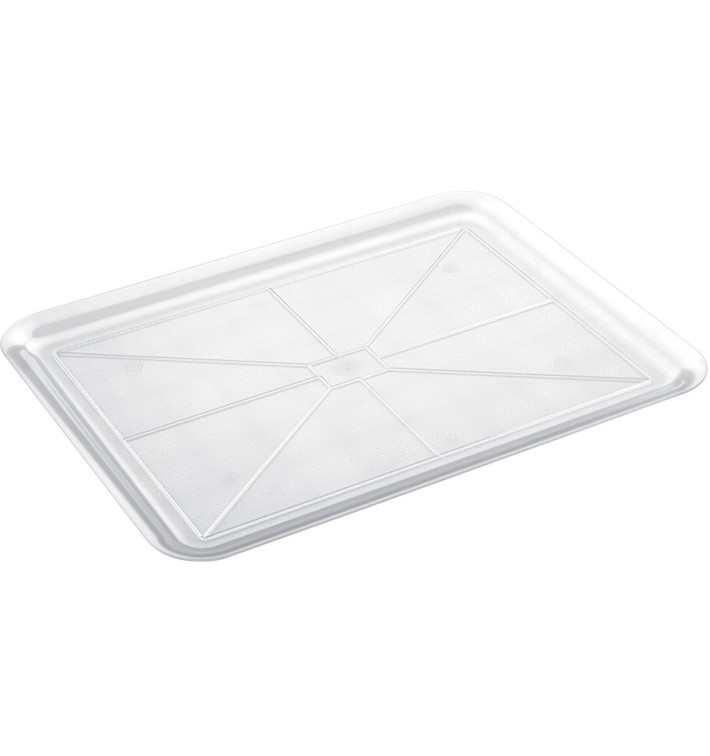 Bandeja Plastico Tray Transp. 37x50cm (4 Unidades)