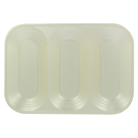 Bandeja Plastico PP "X-Table" 3C Pérola  330x230mm (2 Unidades)