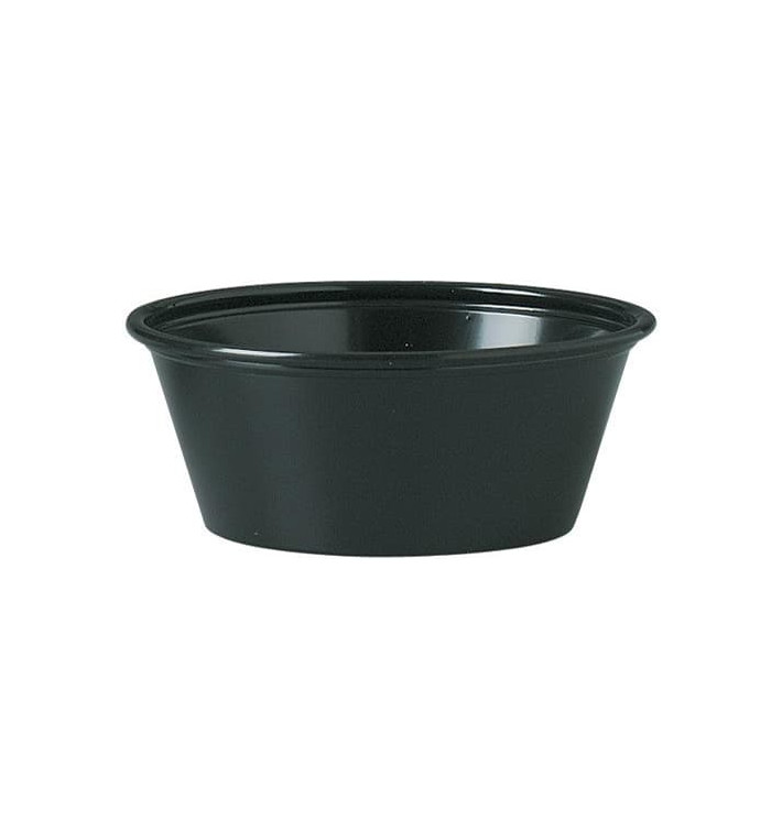 Copo para Molhos PS Preto 44ml Ø6,6cm (250 Uds)