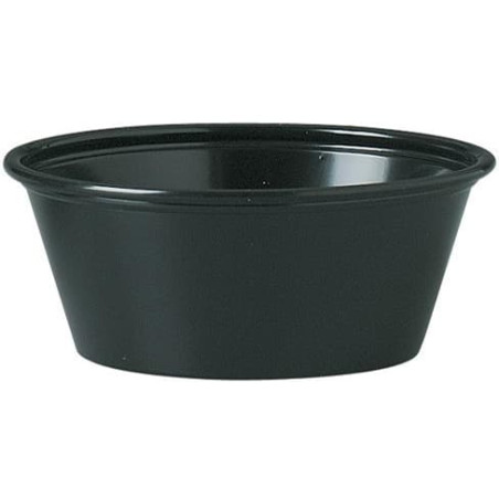 Copo para Molhos PS Preto 44ml Ø6,6cm (250 Uds)