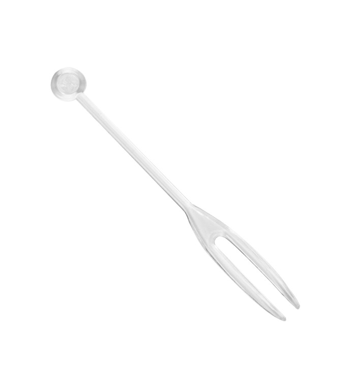 Pick de Plastico Snack Stick Transparente 90 mm (1650 Unidades)