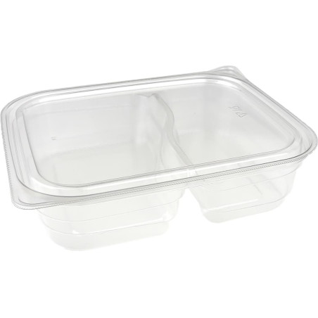 Embalagem de Plastico PET 2C 220/280ml 18x15x4cm (75 Uds)