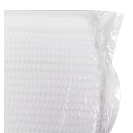 Touca de Polipropileno Acordeão Branco 2 Elásticos Ø53cm (100 Uds)