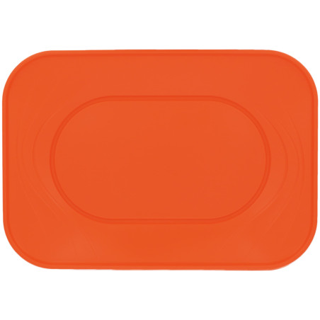 Bandeja Plastico PP "X-Table" Laranja 330x230mm (2 Unidades)