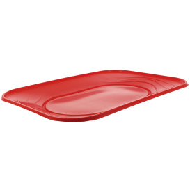 Bandeja Plastico "X-Table" Vermelho PP 330x230mm (2 Unidades)