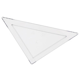 Prato Plastico Triangular Degustação 5x10cm (576 Uds)