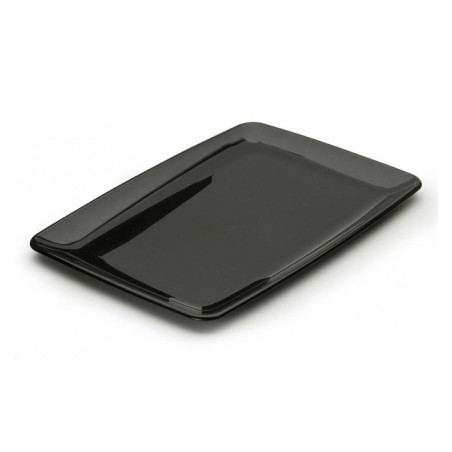 Bandeja PP Rigido Retang. Preto 20x28cm (20 Uds)