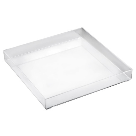 Bandeja Plastico Tray Transp. 30x30cm (9 Unidades)