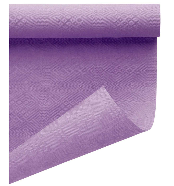 Toalha Papel Rolo Mesa Lilás 1,2x7m (1 Ud)