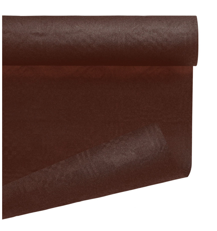 Toalha Papel Rolo Mesa Chocolate 1,2x7m (25 Uds)