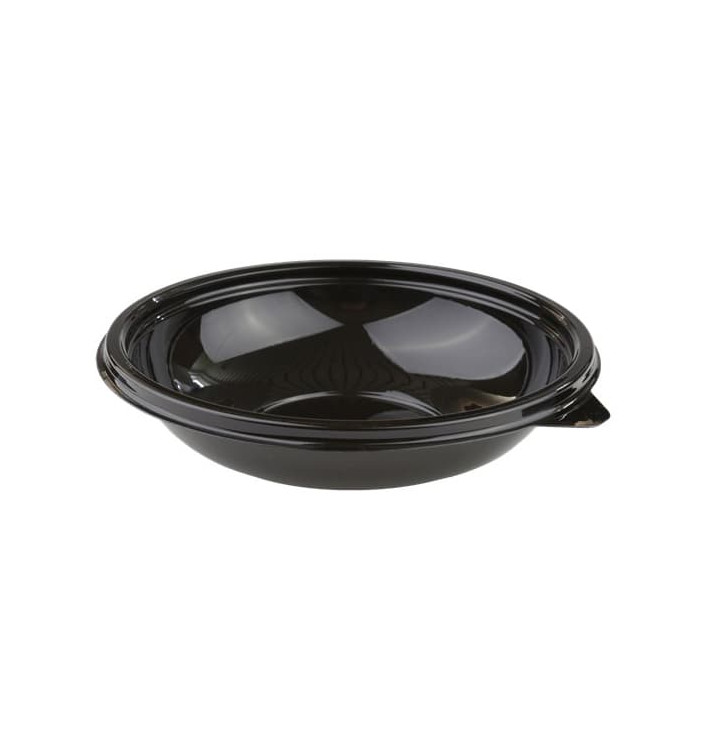 Tigela de Plastico Preto PET 250ml Ø140mm (50 Uds)