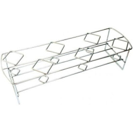 Cesta Apresentaçao de Aço 6C 45x14x10,8cm (1 Ud)