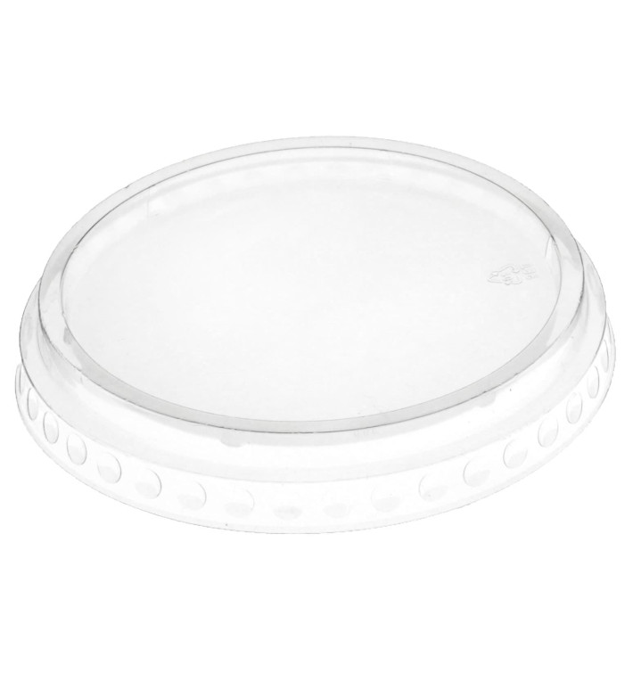 Tampa Plana Fechada PET Cristal Ø9,5cm (112 Uds)