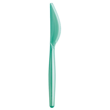 Faca de Plástico Easy PS Tiffany Perle 185mm (20 Uds)