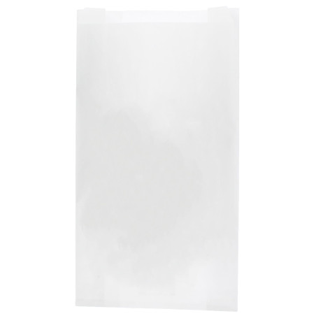 Saco de Papel Branco 17+7x32 cm (1.000 Uds)