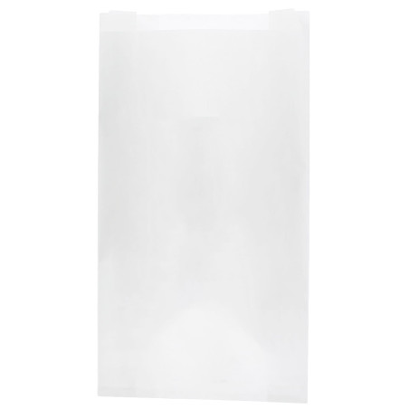 Saco de Papel Branco 12+6x20 cm (1.000 Uds)