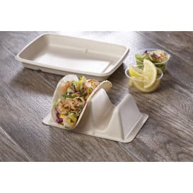 Suporte para Tacos Cana-de-açúcar 18x11x5cm (300 Uds)