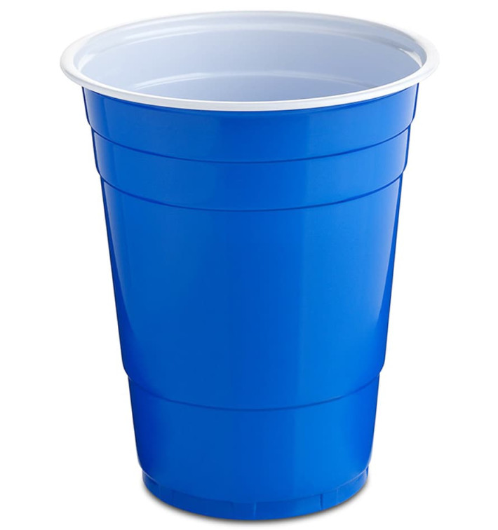 Copo de Plastico 550 ml Azul (400 Unidades)