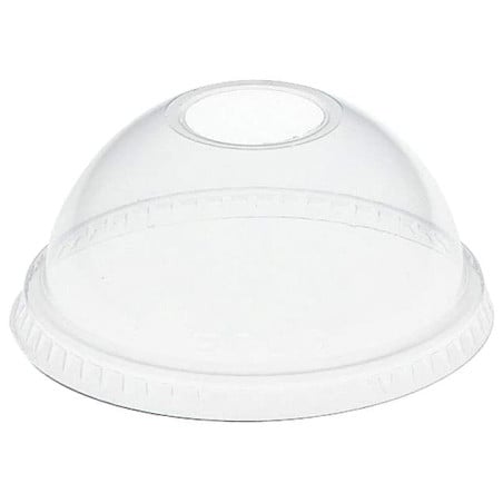 Tampa Cúpula Perfurada PET Cristal Ø9,8cm (100 Uds)