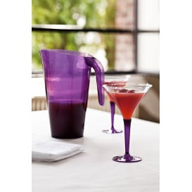 Copo Plastico Cocktail Pé Beringela 100ml (48 Uds)