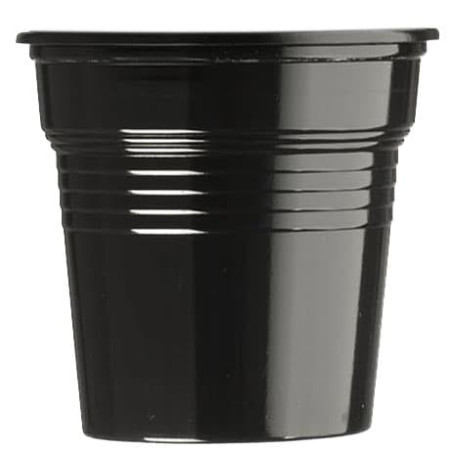 Copo de Plastico PS Preto 80 ml Ø5,7cm (1500 Uds)