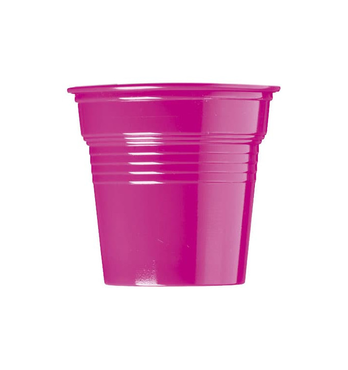 Copo de Plastico PS Fúcsia 80 ml Ø5,7cm (750 Uds)