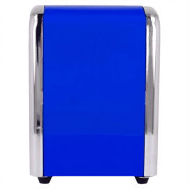 Dispensador Guardanapos Inox. Azul Miniservis (12 Uds)