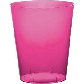 Copo Plastico Moon Cristal Fucsia Transp. PS 350ml (20 Uds)