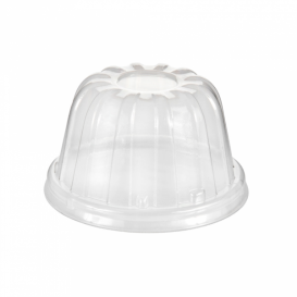 Tampa Alta Plastico PS Transparente Ø8,9cm (50 uds)