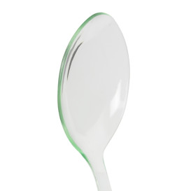 Colher Plastico Degustação Water green 12 cm (100 Uds)