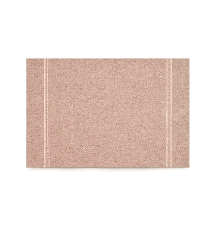 Toalhete Individual "Day Drap" Marron Terra 32x45cm (72 Uds)