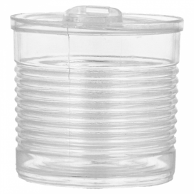 Lata de conserva Plastico Trans. 110ml Ø6x5,7cm (200 Uds)