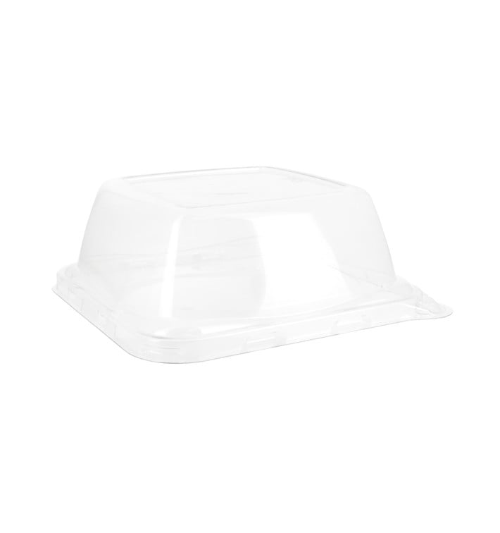 Tampa PET para Embalagem Cana-de-açúcar 13x13x5cm (50 Uds)