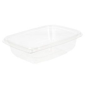 Tigela de Plastico Inviolável PET 750ml 180x140x50mm (65 Uds)