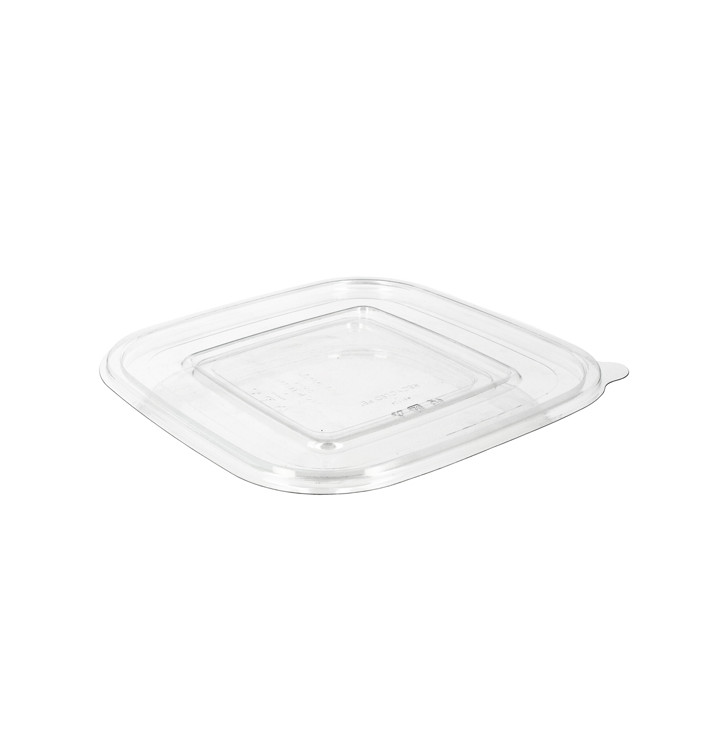 Tampa Plana de Plastico para Tigela PET 175x175mm (300 Uds)