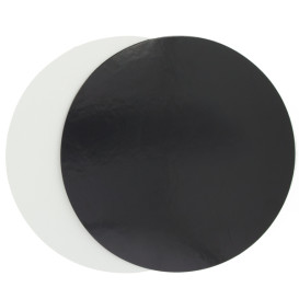 Disco de Cartão Preto e Branco 260mm (200 Uds)