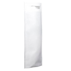 Saco Não Tecido para Garrafa de Vinho Branca 17+10x40cm (200 Uds)