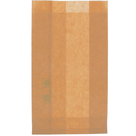 Saco de Papel Antigordura Kraft 12+6x20cm (1000 Uds)