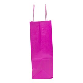 Saco de papel Fuchsia com alças 100g 22+9x23 cm (200 unidades)