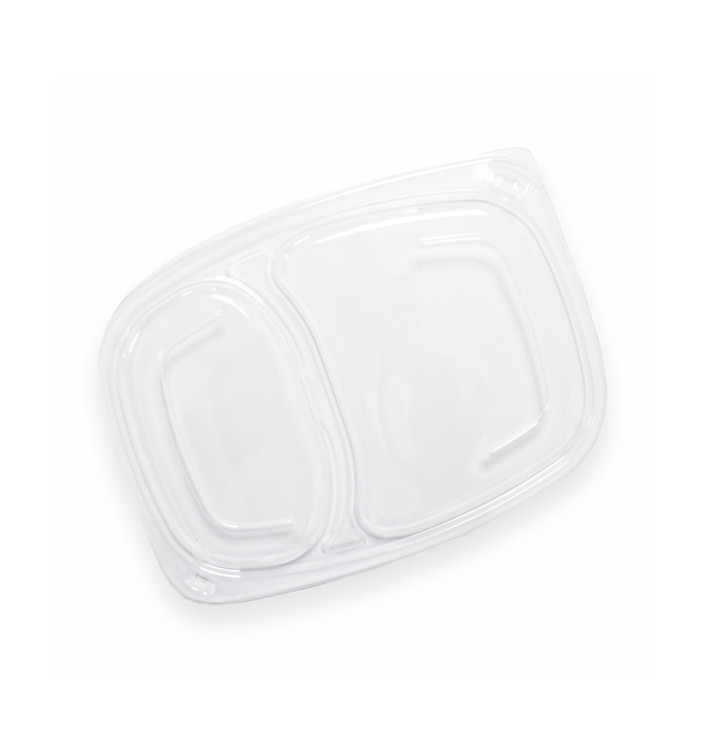 Tampa OPS Transparente Embalagem 2C 1050/1250ml 255x189x20mm (20 Uds)