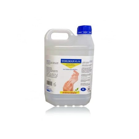 Gel Sanitário Antibacteriano Hidroalcoólico 5000ml (4 Uds)