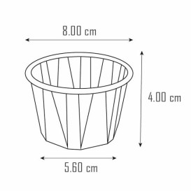 Copo em Papel para Molhos/Souffle 165ml (5000 Uds)