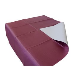 Toalha Papel Cortado Mesa Bordeaux 120x120m 40g(300Uds)