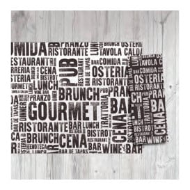 Toalhete Papel Mesa 30x40cm "Gourmet" 40g (1000 Uds)