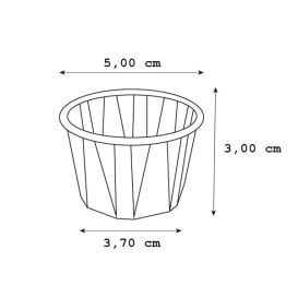 Copo em Papel para Molhos/Souffle 37ml (5000 Uds)