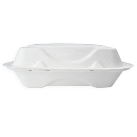 Embalagem Cana-de-açúcar Branco 3C 23x23x7,5cm (200 Uds)