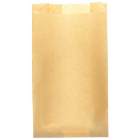 Saco de Papel Antigordura Kraft 14+7x24cm (250 Uds)